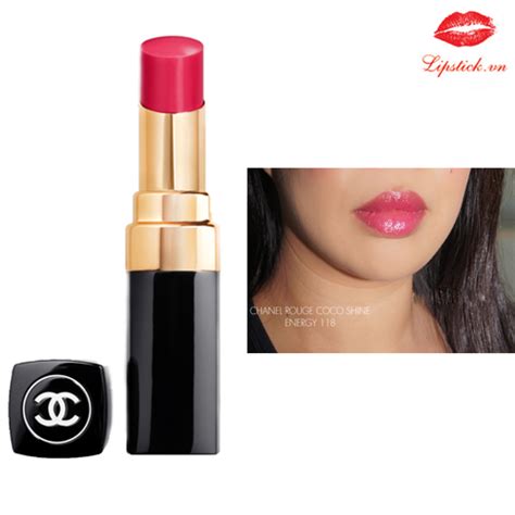 chanel rouge coco shine energy 118|Chanel Rouge Coco flash easy.